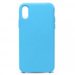 Wholesale iPhone Xs / X (Ten) Pro Silicone Hard Case (Water Blue)